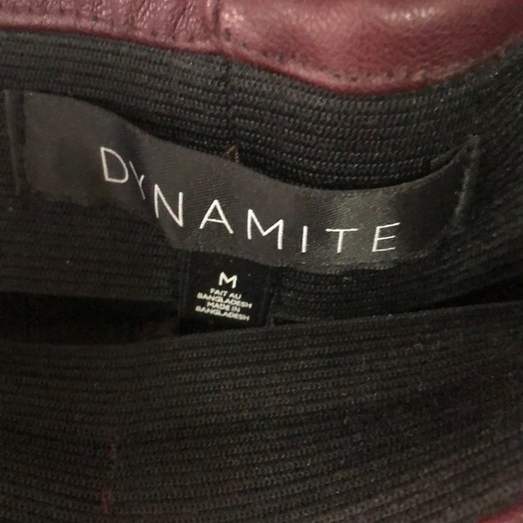 Dynamite faux leather skirt size m - Picture 2 of 2